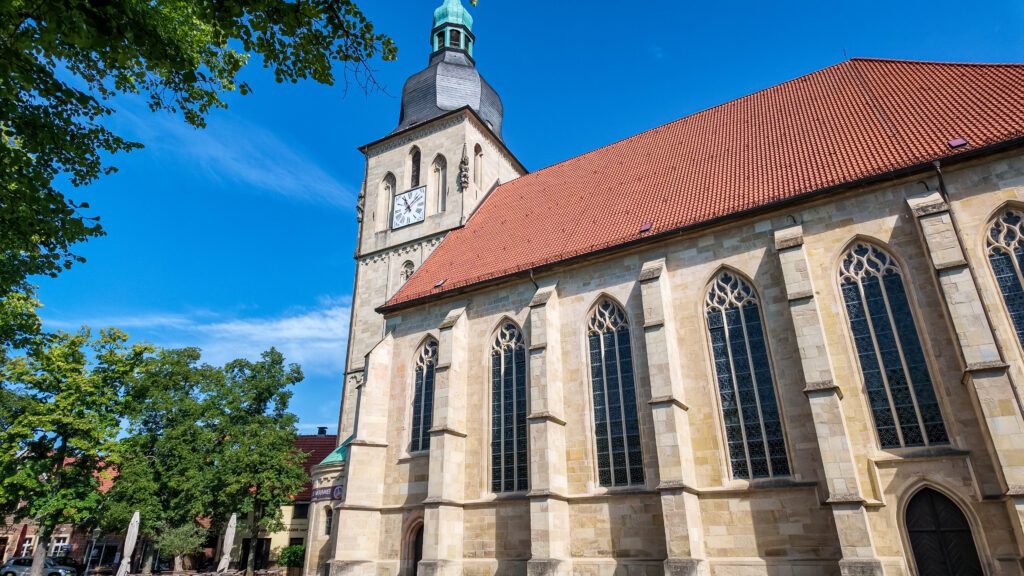 St. Martinus Church in Nottuln - starting point of the stage of the St James' Way Route.
