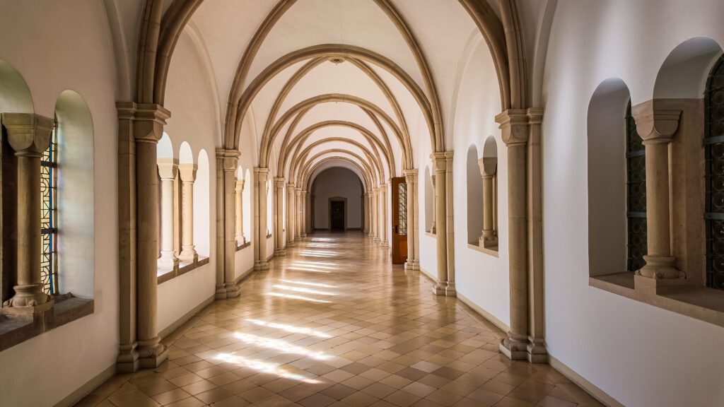 Interior of Kloster Gerleve, which is only open to male monks and those on a special guided tour.